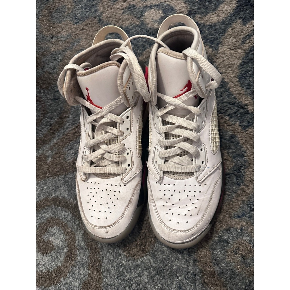 Jordan Spizike Mars 270 White Red High Top Sneakers Shoes Youth Size